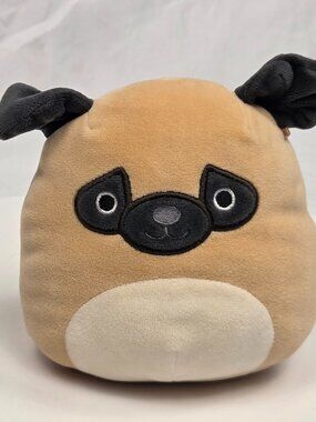 Squishmallow 5" Prince The Puppy Pug Plush Stuffed Animal Toy